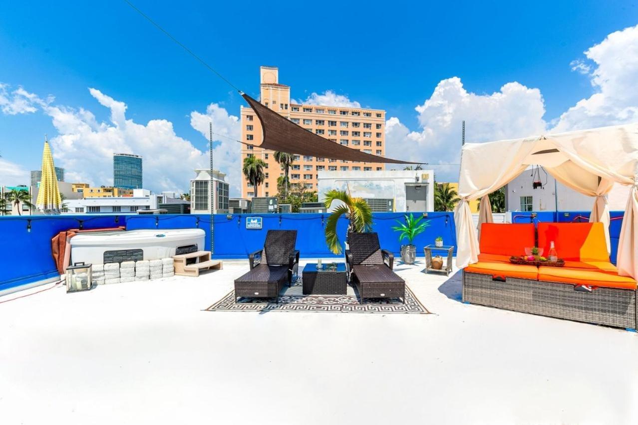 2Bedroom 2Bath Loft Exclusive Rooftop&Jacuzzi,1Block From Beach マイアミビーチ エクステリア 写真